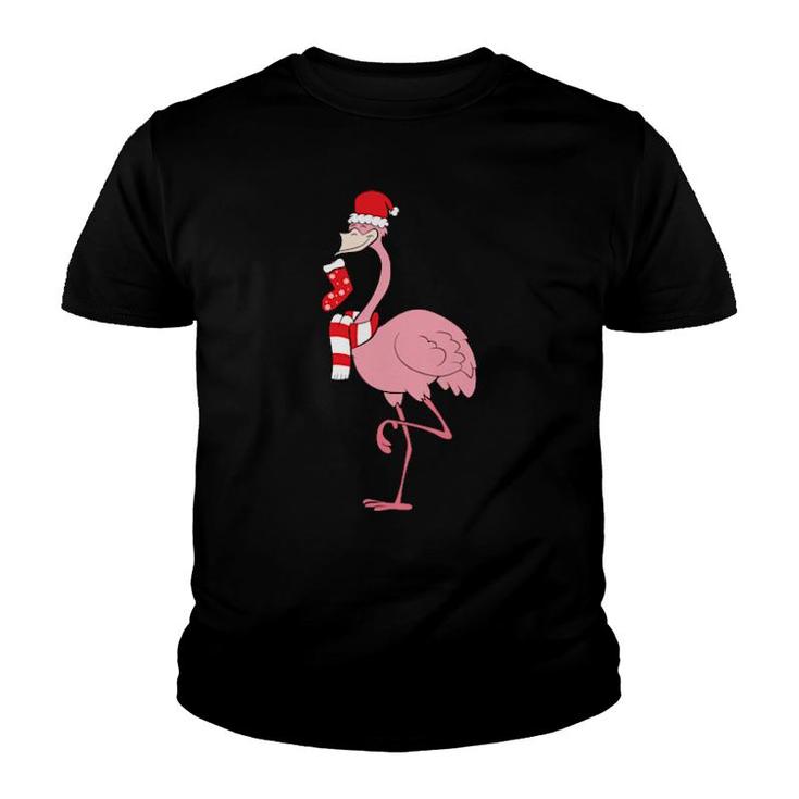Flamingo Christms  Youth T-shirt