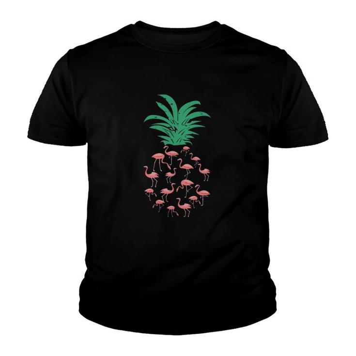 Flamingo Pineapple Youth T-shirt
