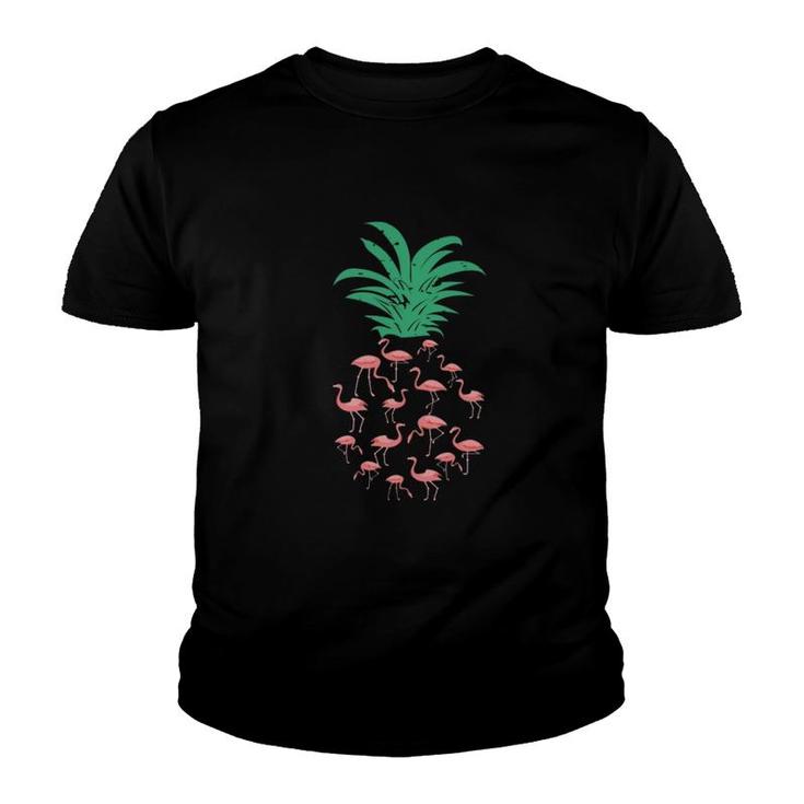 Flamingo Pineapple Youth T-shirt