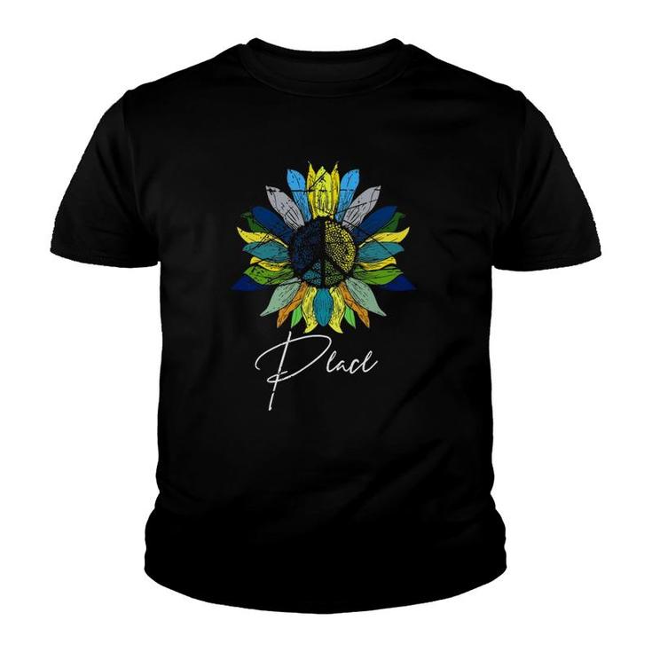 Flower Peace Symbol Peace T Youth T-shirt