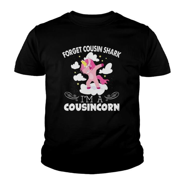 Forget Cousin Shark I'm A Cousincorn Unicorn Mother Day Love Youth T-shirt