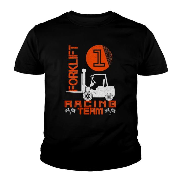 Forklift Driver Forklifter Forkstacker Fork-Lift Truck No 1 Ver2 Youth T-shirt
