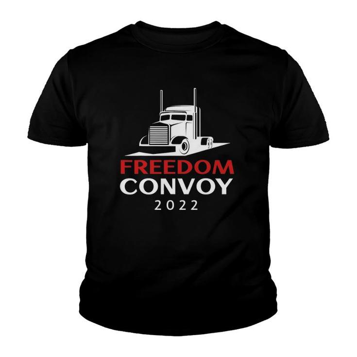 Freedom Convoy 2022 Trucker Canada Youth T-shirt