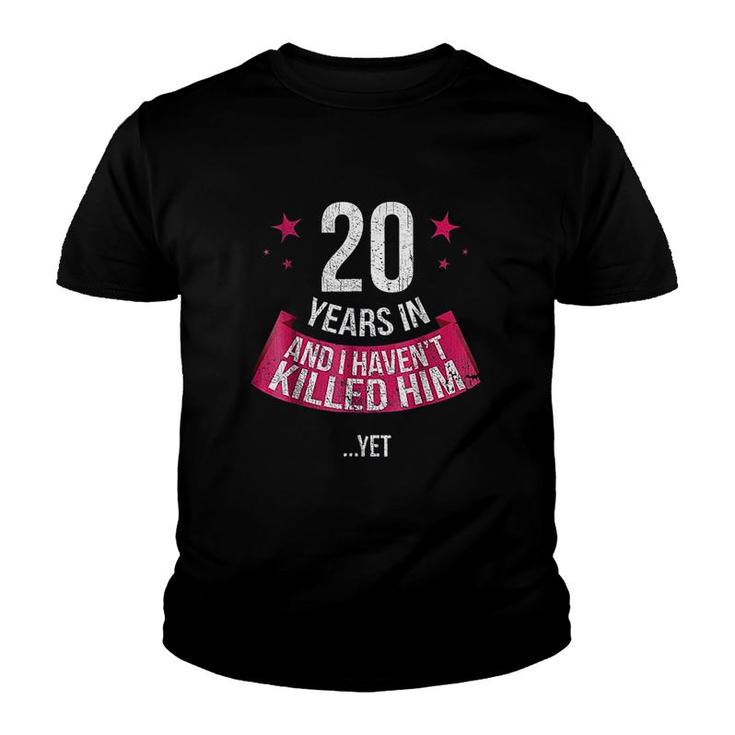 Funny 20th Wedding Anniversary Wife Youth T-shirt