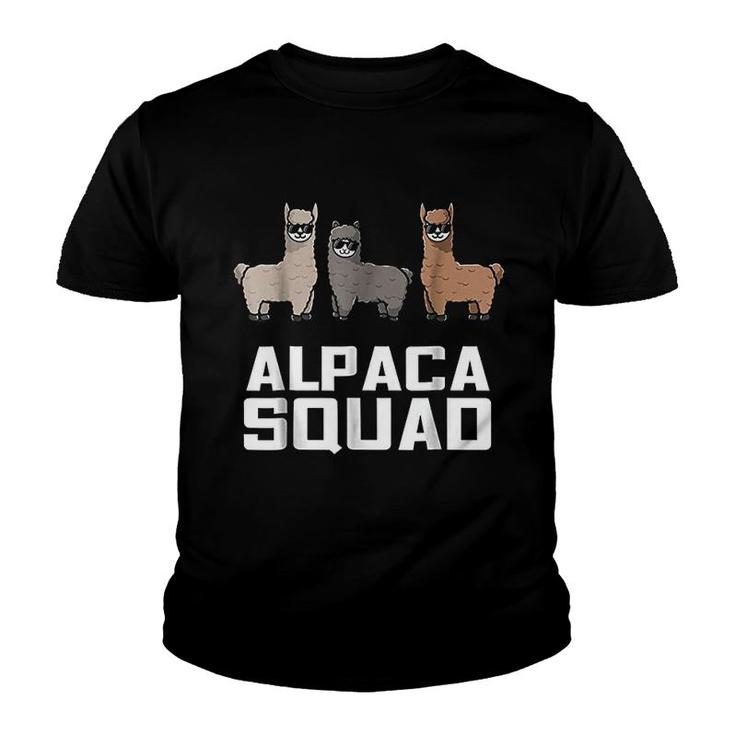 Funny Alpaca  For Alpaca Squad Lovers Youth T-shirt