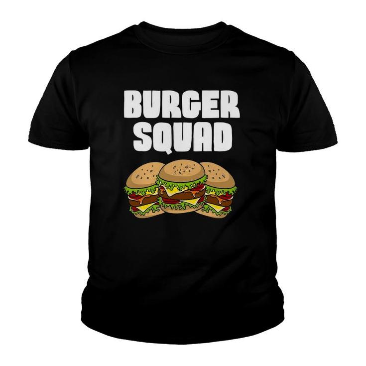 Funny Burger Art For Men Women Hamburger Cheeseburger Lover Youth T-shirt