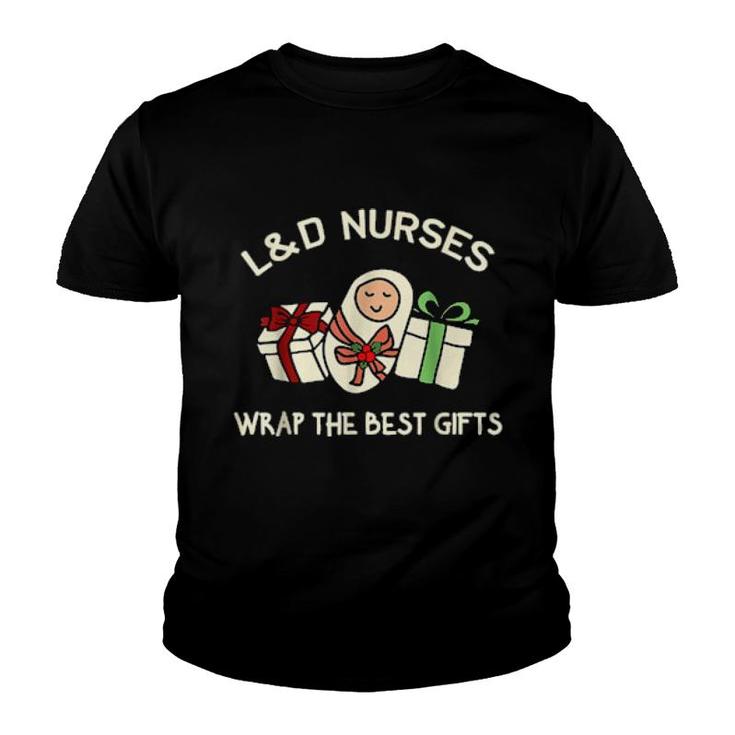Funny Christmas Nurse Costume Labor And Delivery Nurse Youth T-shirt