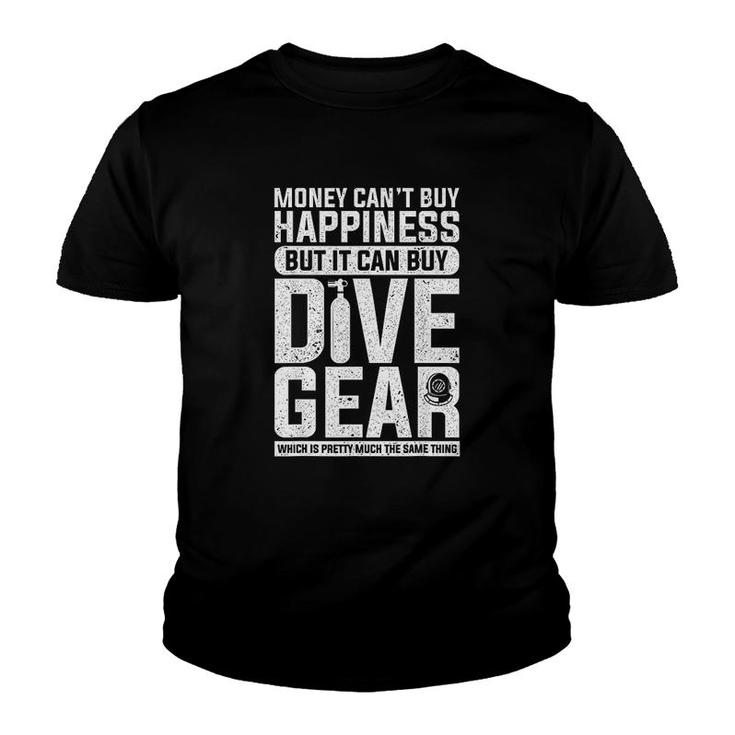Funny Dive Gear Diving Design For Divers Youth T-shirt