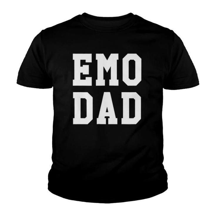 Funny Emo Dad  Goth Punk Music Scene Father Youth T-shirt