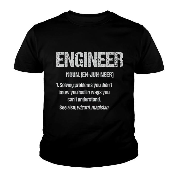 Funny Engineer Definition Youth T-shirt