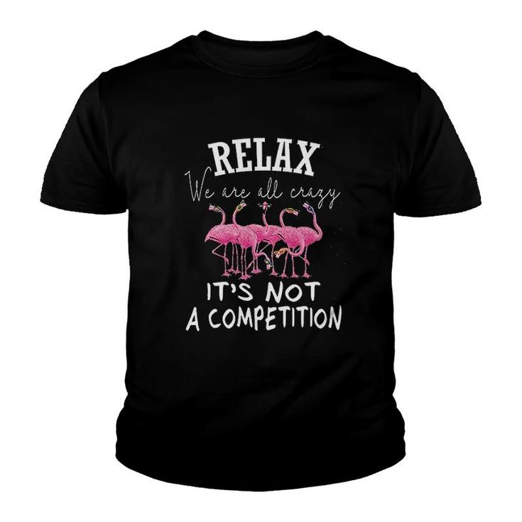 Funny Flamingo Relax Youth T-shirt