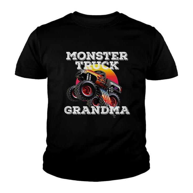 Funny Grandma Monster Truck Youth T-shirt