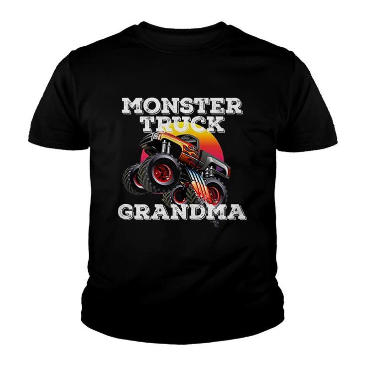 Funny Grandma Monster Truck Youth T-shirt