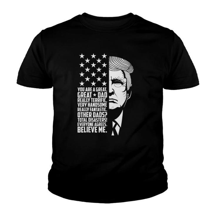 Funny Great Dad Donald Trump Father's Day Gift Youth T-shirt