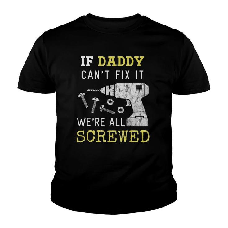 Funny Handyman Dad  Fathers Day Gift From Wife Kids Youth T-shirt