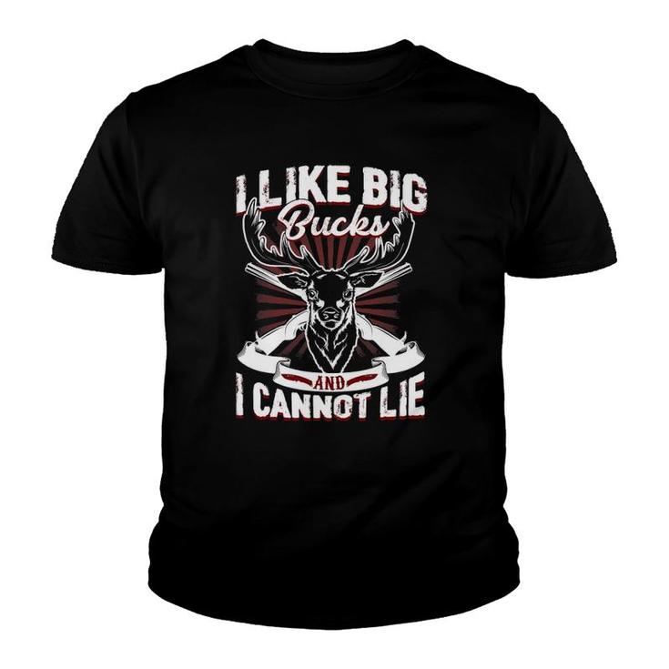 Funny I Like Big Bucks And I Cannot Lie Gift Youth T-shirt