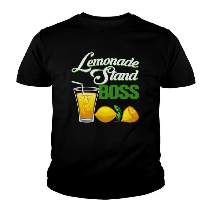 Funny Lemonade Design For Lemon Juice Stand Boss Men Women Youth T-shirt