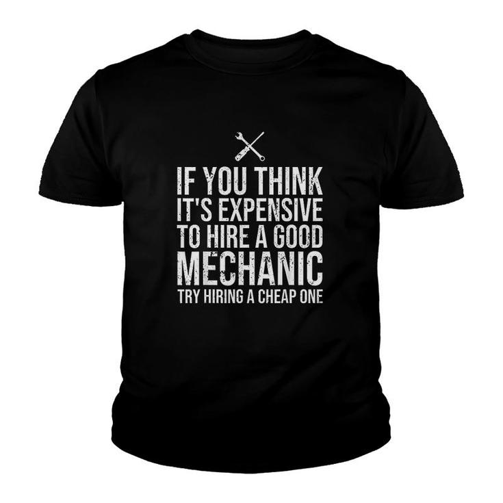 Funny Mechanic Engineer Youth T-shirt