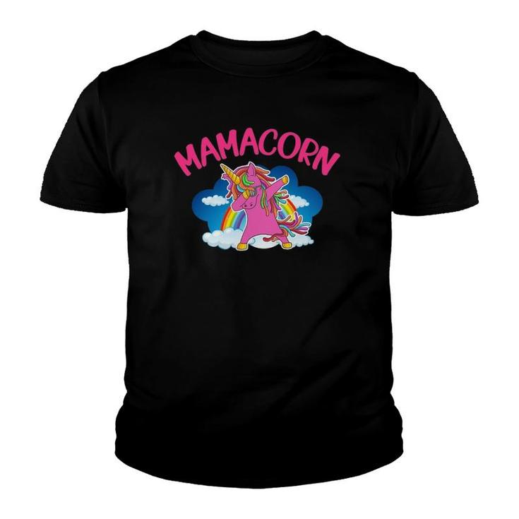 Funny Mother's Daymama Unicorn Design For Moms Youth T-shirt