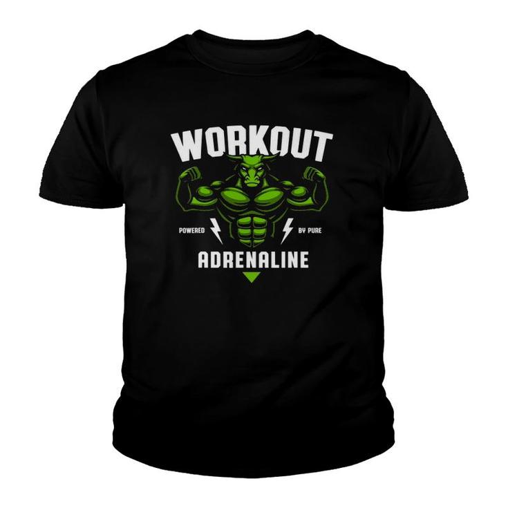 Funny Motivational Workout Apparel Weightlifting Gym Men's Youth T-shirt
