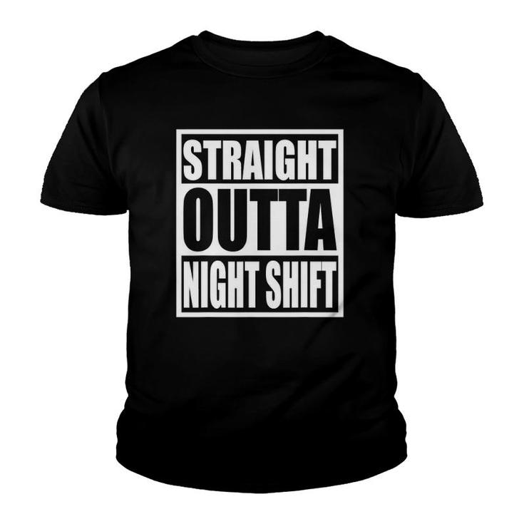 Funny Nursery Night Shift Gift Nurse Youth T-shirt