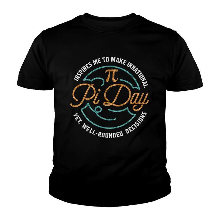 Funny Pi Day Gifts For Math Lovers Youth T-shirt