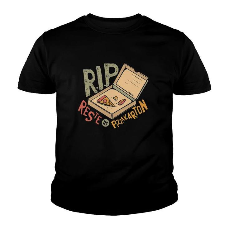 Funny Pizza Rip Reste Im Pizzakarton Youth T-shirt