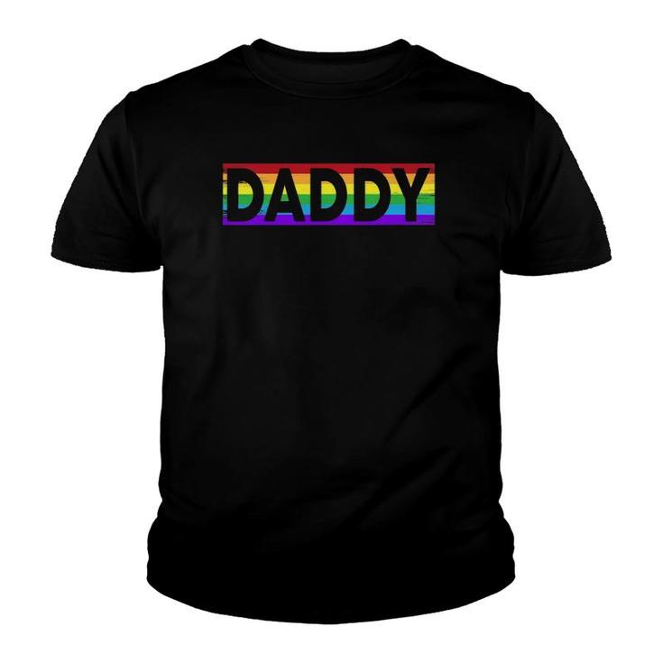 Funny Pride Daddy - Proud Gay Lesbian Lgbt Gift Father's Day Youth T-shirt