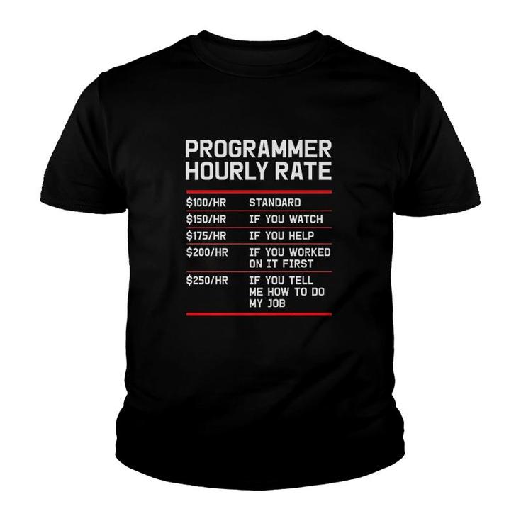 Funny Programmer It Support Coder Gift Youth T-shirt