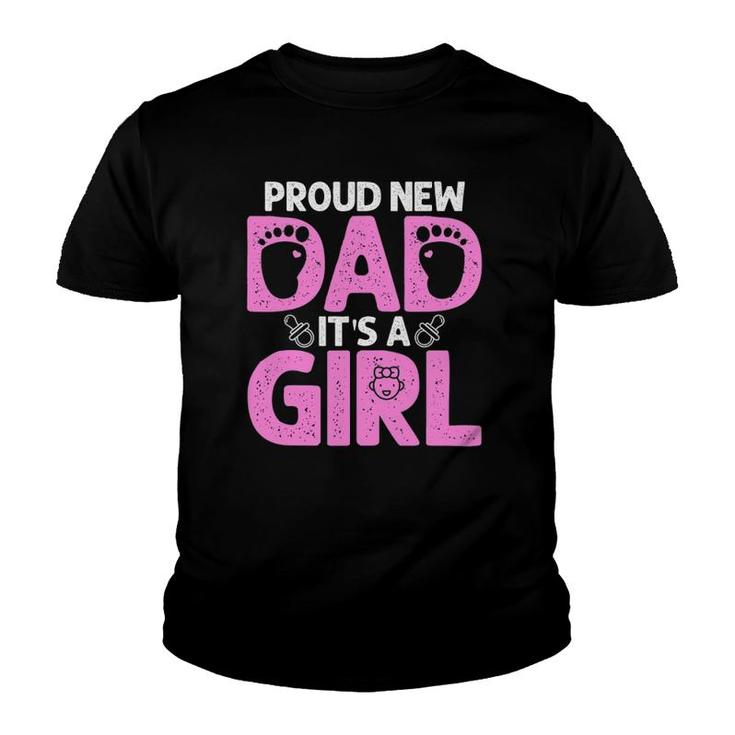 Funny Proud New Dad Gift For Men Father's Day It's A Girl Youth T-shirt