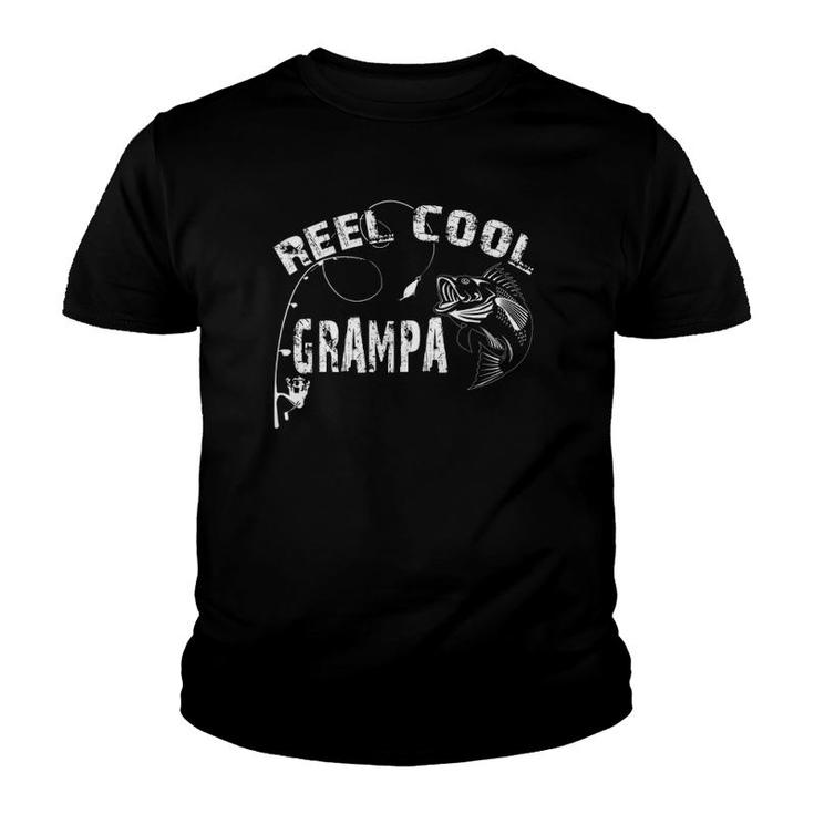 Funny Reel Cool Grampa  Fishing Father Day Gift For Men Youth T-shirt