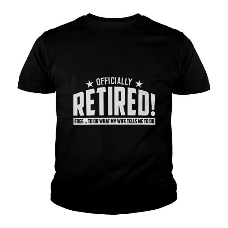 Funny Retirement Anniversary Youth T-shirt