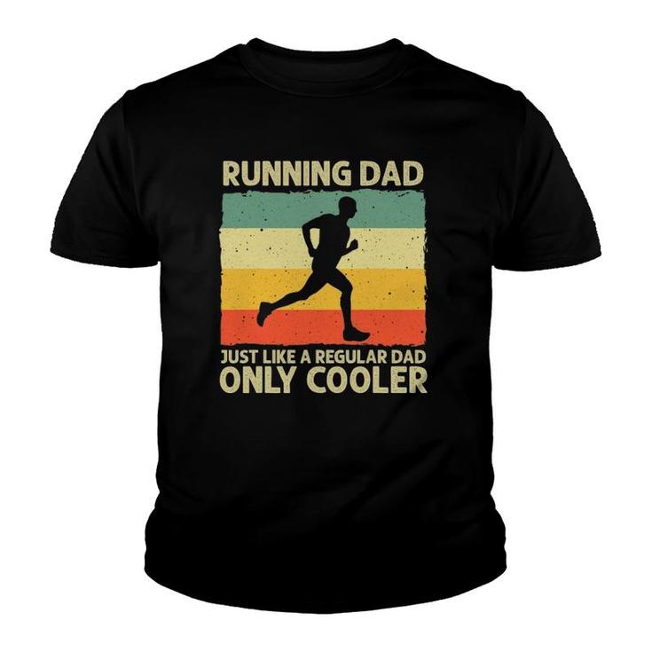 Funny Running For Men Dad Marathon Runner Coach Marathoner Youth T-shirt