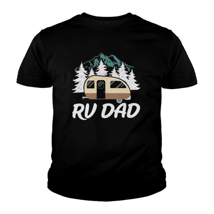 Funny Rv Dad Camping Road Trip Mens Gift Youth T-shirt