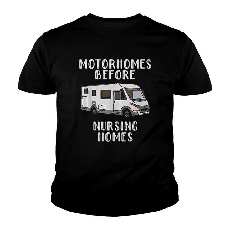 Funny Rv Motorhome Gift For Seniors Youth T-shirt