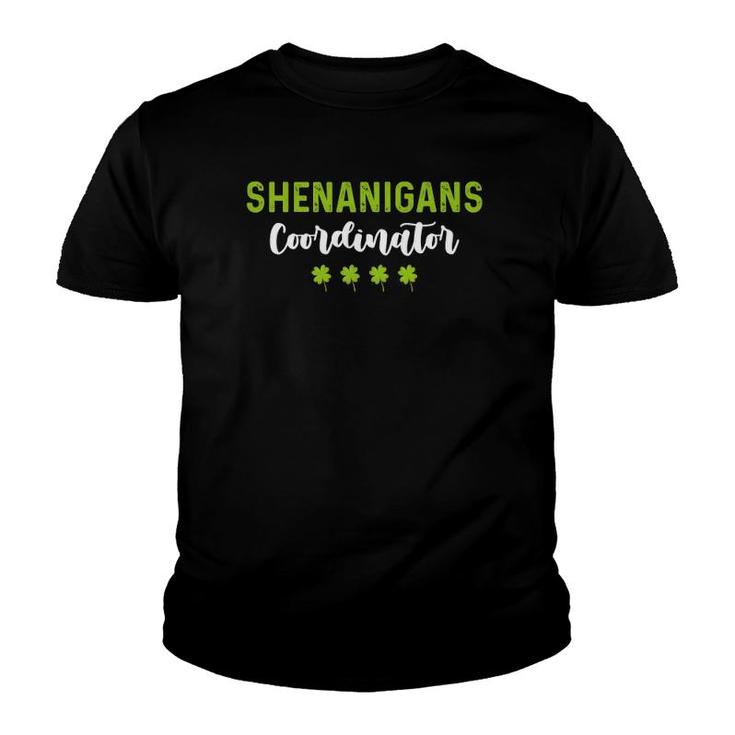 Funny Shenanigan Coordinator Men Women Tee St Patrick's Day Youth T-shirt