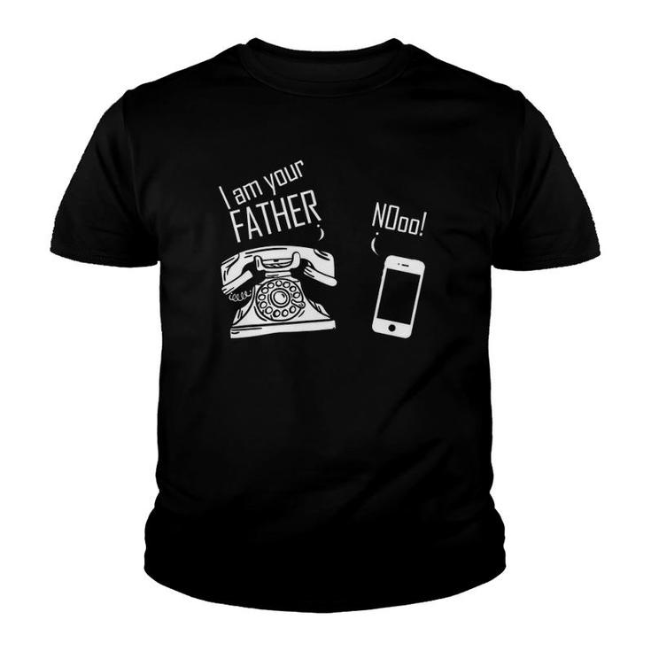 Funny Telephone - I Am Your Father Youth T-shirt