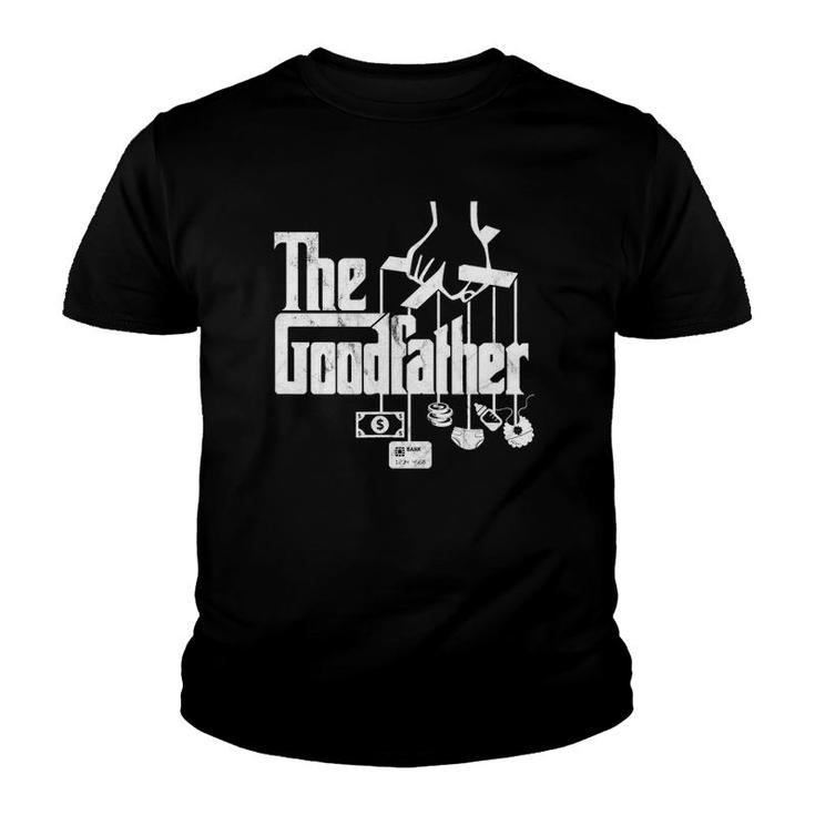 Funny The Goodfather Father's Day Distressed Look Youth T-shirt