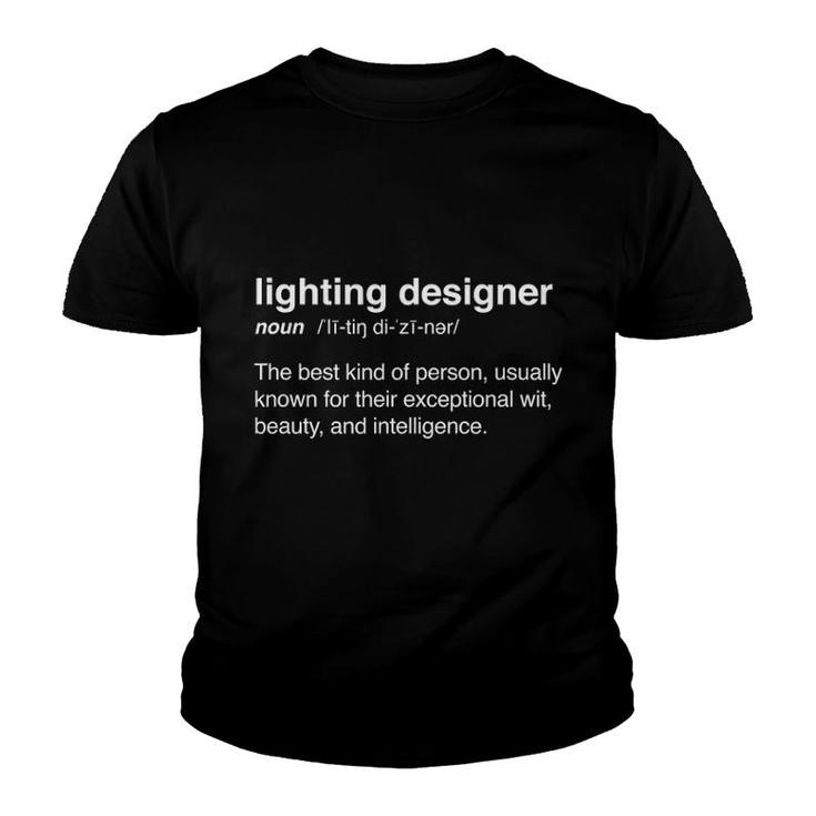 Funny Theater & Stage Lighting Ld Lighting Designer Youth T-shirt