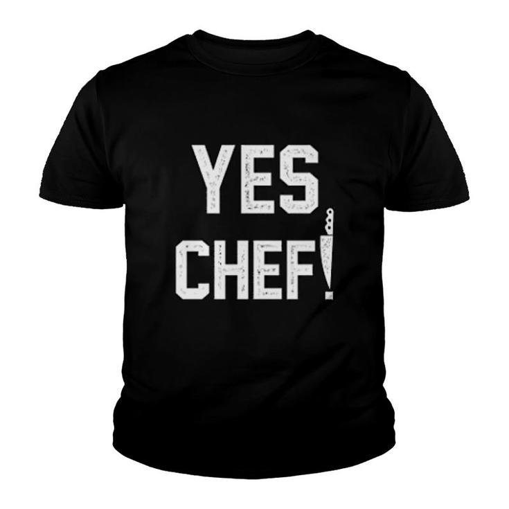 Funny Yes Chef Youth T-shirt