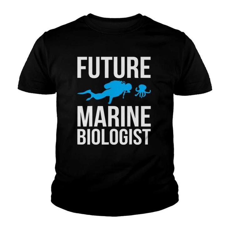 Future Marine Biologist Gift For Students Sea Life Youth T-shirt