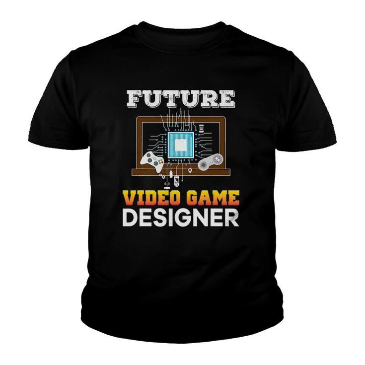 Future Video Game Designer Controller Gamer Console Youth T-shirt