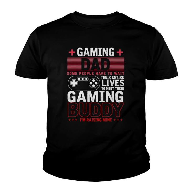 Gaming Dad Video Games Father's Day Gamer Gift Gaming Youth T-shirt