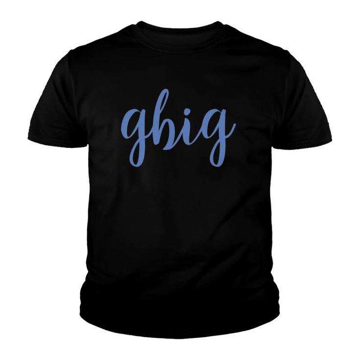 Gbig Sister Sorority Reveal Matching Womens Youth T-shirt