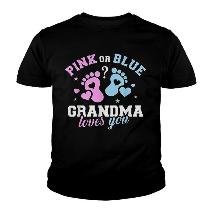 Gender Reveal Grandma Loves You So Much Youth T-shirt