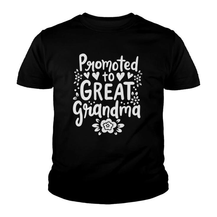 Gender Reveal Party Great Grandma Grandmother Youth T-shirt