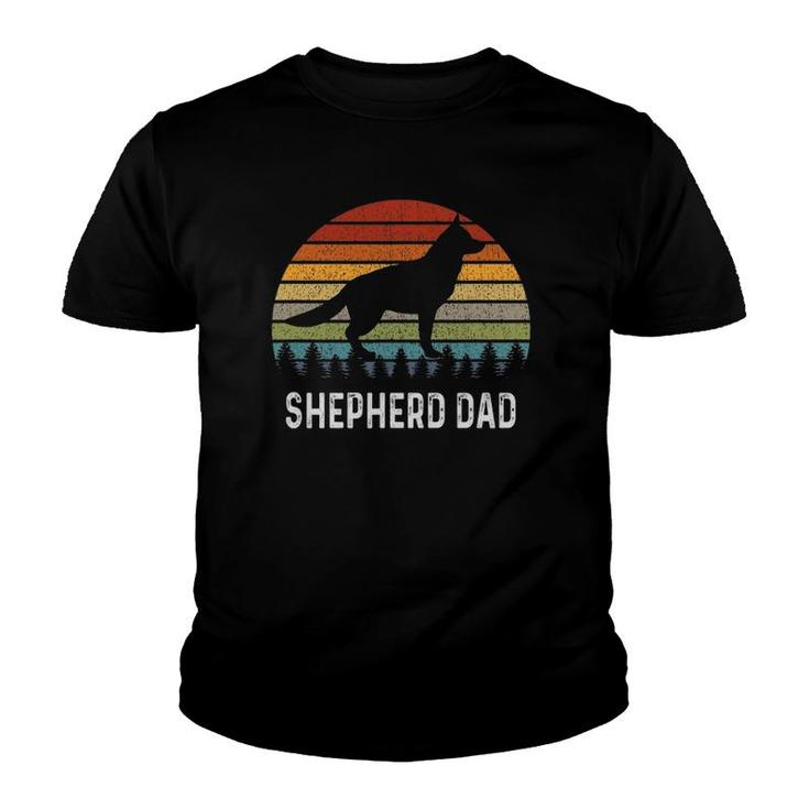 German Shepherd Dad  Retro Gsd Gift Youth T-shirt