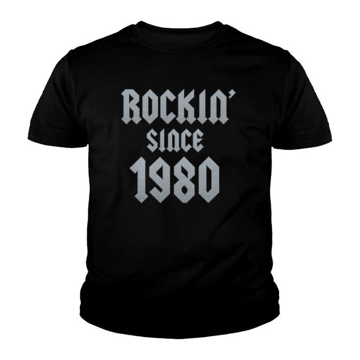 Gift For 41 Years Old Classic Rock 1980 41St Birthday Youth T-shirt
