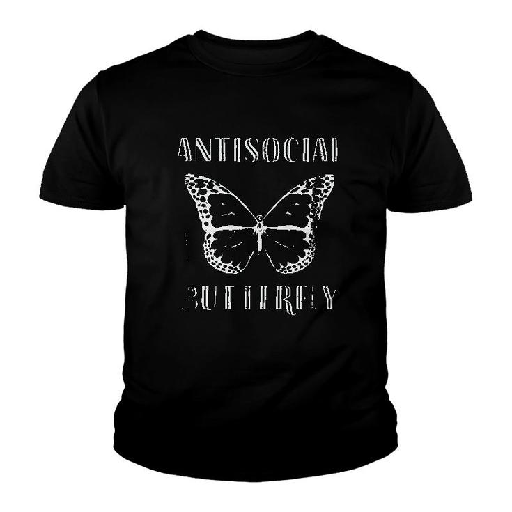 Gifts For Introverts Butterfly Youth T-shirt