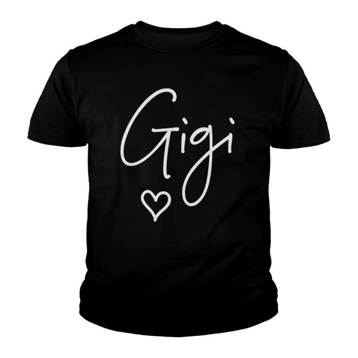 Gigi For Grandma Name Gigi Gift For Mother's Day Youth T-shirt